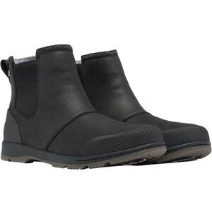 Sorel Black Insulated Winter Snow Dressy Casual Boots Men Size 9